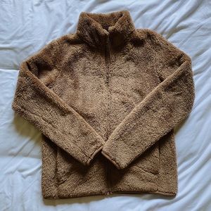UNIQLO fluffy yarn fleece full-zip jacket